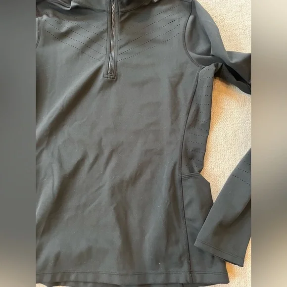 Title Nine Black Quarter Zip Pullover Women's Medium Athleisure - Picture 2 of 4